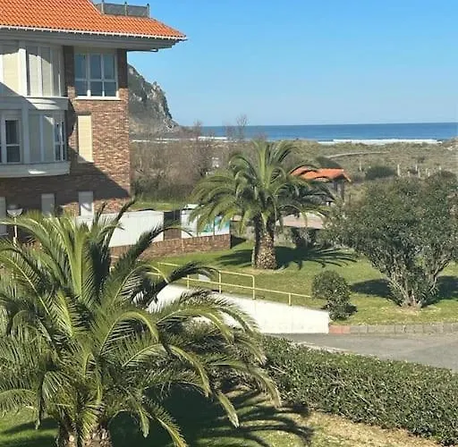 Playa De Berria -Apartamento Con Piscina Y Vistas Al Mar